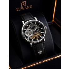 Reward Otomatik Özel Premium Deri Kordon Erkek Kol Saati 5 Atm Su Geçirmez 2 Yıl Garanti RW.WS05