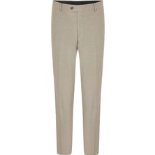 Süvari Bej Regular Klasik Pantolon