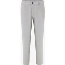 Süvari Gri Slim Düz Jogger Pantolon