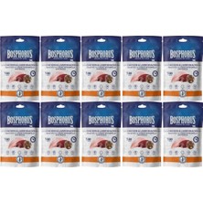 Bosphorus Tavuk Etli-Ciğerli Atıştırmalık Kedi Ödülü 80 gr x 10 Adet