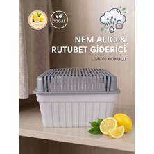 GBMOTİON Gbmotion Gri Kapaklı Dikdörtgen 1 Kilogram, Limon - Nem Alıcı Aparat + Tablet