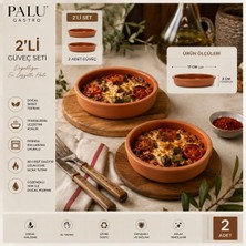 Palu Gastro Doğal Toprak Güveç Seti – 2'li Paket