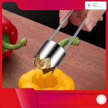 Munico 5 Adet Kırmızı Biber Tohumu Çekirdek Çıkarıcı Meyve Sebze Çekirdek Çıkarıcı Biber Jalapeno Ananas