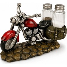Senson Polyester Motosiklet Figürlü Tuzluk Biberlik Seti ALK5614