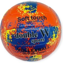 Sb Shopping Voleybol Topu Sprey Desenli Touch Dikişli 280 gr - Kırmızı - 1 Adet