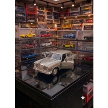 Oyuncak Sahili Mercedes Benz 600 Klasik Nostalji 1963 Model Metal Araba Kapılar Açılır Koleksiyon Gri 12.2 cm