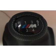 İTHAL Vıtes Topuzu Bmw M Power 5 Vıtes E30/34/36/39/46/60/62/90/92 Beneklı Derı
