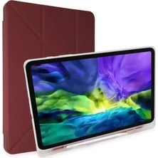 Sb Shopping Galaxy P610 Tab S6 Lite 10.4 Kılıf Kalemlikli Mars Tablet Kılıfı - Mürdüm