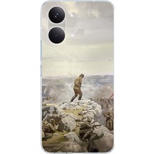 TechTree Poco X8 Pro Max Uyumlu Cephede Komutan Bağımsızlık Atatürk Baskılı Silikon Kılıf