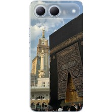 TechTree Tecno Spark 40 5g Uyumlu Manevi Huzur Kabe Kapısı Umre Baskılı Silikon Kılıf