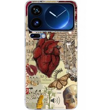 TechTree Xiaomi 17 Pro Max Uyumlu Vampire Diaries Vintage Baskılı Silikon Kılıf