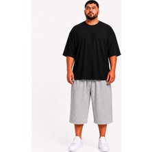 Limitless Wear Erkek Büyük Beden Şort 3xl-6xl Rahat Kesim Diz Altı Günlük Şort