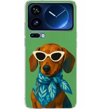 TechTree Xiaomi 17 Pro Max Uyumlu Cool Dachshund Köpek Baskılı Silikon Kılıf
