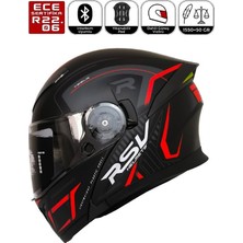 Fazer FR-965 Durcan Red Motosiklet Kaskı Çene Açılır Güneş Vizörlü Motorcu Kask