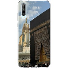 TechTree Tecno Pova Curve 2 5g Uyumlu Manevi Huzur Kabe Kapısı Umre Baskılı Silikon Kılıf