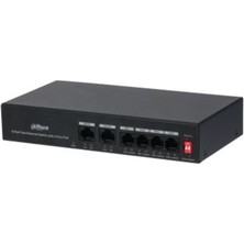 Dahua 36W Güvenlik Kamerası Poe Switch Ağ Anahtarı (6 Port (4 Port Poe + 2 Uplink)