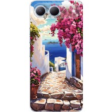 TechTree Tecno Spark 40 5g Uyumlu Ege'nin Kayıp Sokakları Baskılı Silikon Kılıf