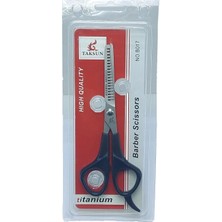 lawrenceshop Profesyonel Berber Titanyum Saç Kesim Ara Makası 15 cm Kuaför Saç Kesme Efile Makas