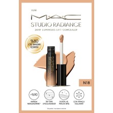 M.A.C Studio Radiance 24HR Luminous Lift Concealer - Cilt Bakım Içerikli Serum Kapatıcı 11 ml - N18