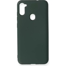 Sb Shopping Galaxy A11 Kılıf Nano Içi Kadife Silikon - Koyu Yeşil