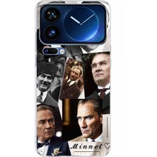 TechTree Xiaomi 17 Pro Max Uyumlu Atatürk Minnet Baskılı Silikon Kılıf