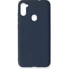 Sb Shopping Galaxy A11 Kılıf Nano Içi Kadife Silikon - Lacivert