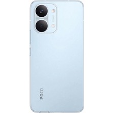 TechTree Poco X8 Pro Max Uyumlu Şeffaf Silikon Kılıf