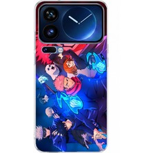 TechTree Xiaomi 17 Pro Max Uyumlu Jujutsu Kaisen Baskılı Silikon Kılıf