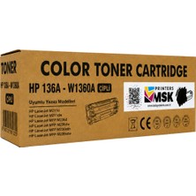 MSK Printers Hp Laserjet Mfp M236SDW Uyumlu Çipli Siyah Toner – 1.100 Sayfa