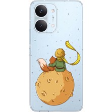 TechTree Poco X8 Pro Max Uyumlu Küçük Prens Gezegen Boa Tasarımlı Baskılı Silikon Kılıf