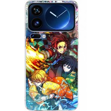 TechTree Xiaomi 17 Pro Max Uyumlu Demon Slayer Efsanesi:iblis Avcıları Baskılı Silikon Kılıf