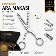 lawrenceshop 13 cm 1. Kalite Profesyonel Çelik Ara Makası Efile Saç Seyreltme Berber Kuaför Makası