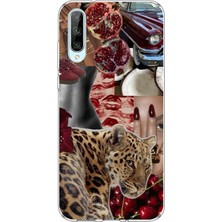TechTree Tecno Pova Curve 2 5g Uyumlu Leopar Kırmızı Vibes Baskılı Silikon Kılıf
