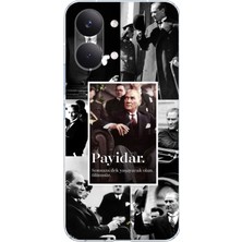TechTree Poco X8 Pro Max Uyumlu Atatürk Payidar Baskılı Silikon Kılıf
