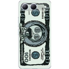 TechTree Tecno Spark 40 5g Uyumlu Morty Dolar Baskılı Silikon Kılıf