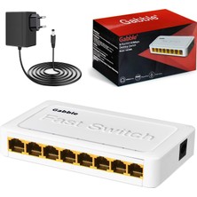 Gabble Ethernet Switch 8 Port GAB-SWC08