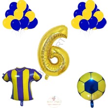 Best Parti Best Sarı Lacivert Taraftar Temalı Doğum Günü Seti Yaş-6