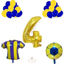 Best Parti Best Sarı Lacivert Taraftar Temalı Doğum Günü Seti Yaş-4