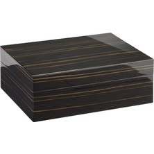 Morici Collection Italy Handmade Humidor Puro Kutusu - Roma Collection- Ebony- 50's