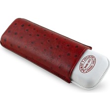 Habanos Romeo Y Julieta Gerçek Deri Puro Kılıfı Ikili 64 Ring - Kahve