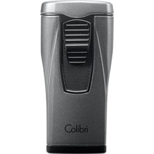 Colibri Monaco Metallic Gunmetal Üç Torch Puro Çakmağı