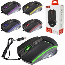 Jedel Optical Mouse Kablolu Optik Mouse Rgb LED 1600DPİ GM-M82