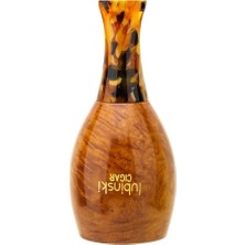 Lubinski Yeni 4 Boy Kullanım Briar Puro Ağızlığı 9mm Filtreli Big Brown (38-57 Ring)