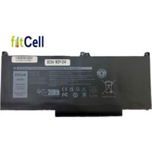 Fitcell Dell Latitude 5300 Uyumlu Laptop Notebook Batarya Pil