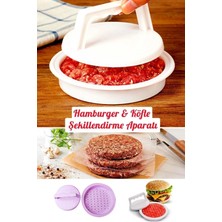 Vi Caro Hamburger Köfte Kalıbı Köfte Presi Şekillendirici Burger Press Pratik Köfte Yapma Aparatı