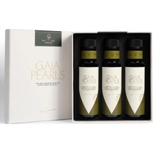 Gaia Pearls Hediyelik Milas Memecik Erken Hasat Soğuk Sıkım Zeytinyağı Yeşil Seri Dengeli Meyvemsi 100 ml 3'lü