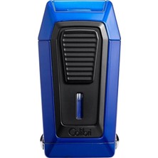 Colibri Quantum Blue Üç Torch V-Cut Kesicili Puro Çakmağı