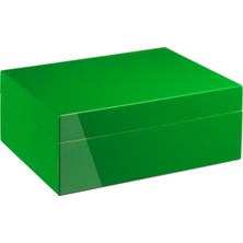 Morici Collection Italy Handmade Humidor Puro Kutusu - Roma Collection- Green- 50's