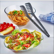lawrenceshop Servis Pratik Maşa 180° Kadar Dayanıklı Makarna Salata Maşası Sert Plastik Malzemesi