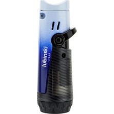 Lubinski Lion Çift Torch Puro Çakmağı Blue Ice